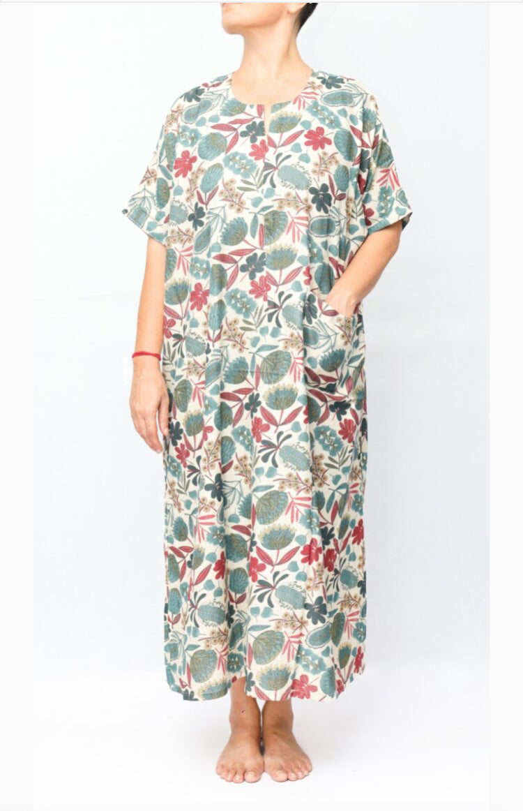 front zip to hip nighty