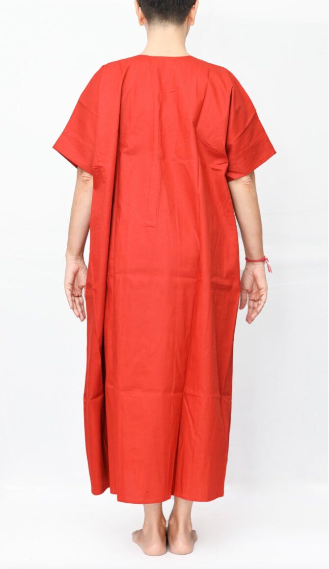 front zip to hip  nighty
