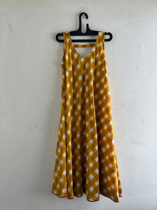 The Crossways Bias-Cut Cotton Dress