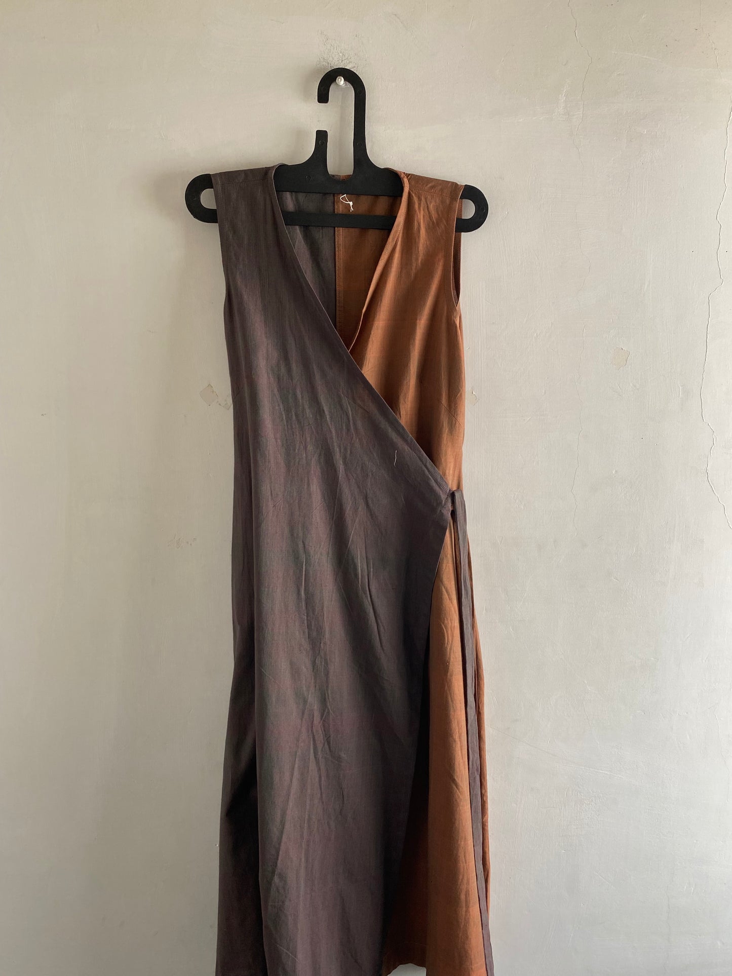Long wrap dress