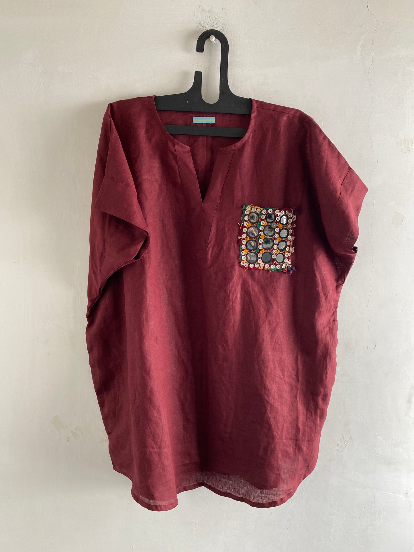 linen lambani tunic