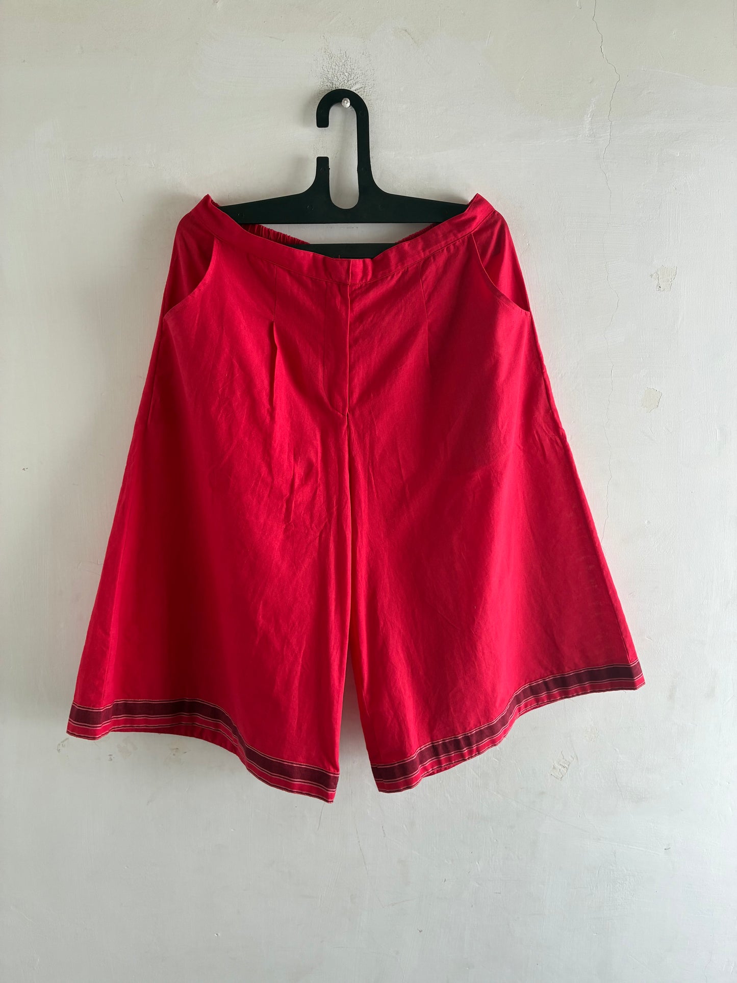handloom wide-leg cullotes