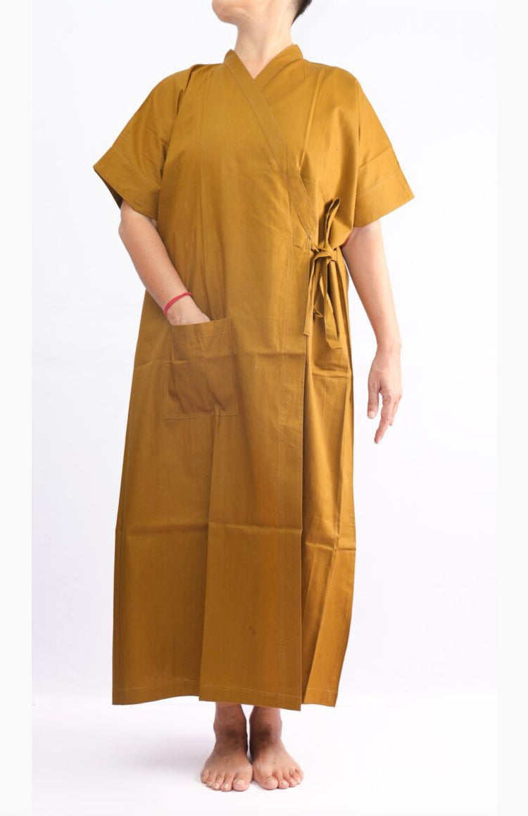 front open wrap housecoat