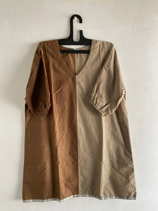 handloom peasant sleeve  shirt tunic