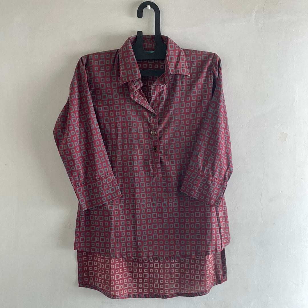 cotton collared top