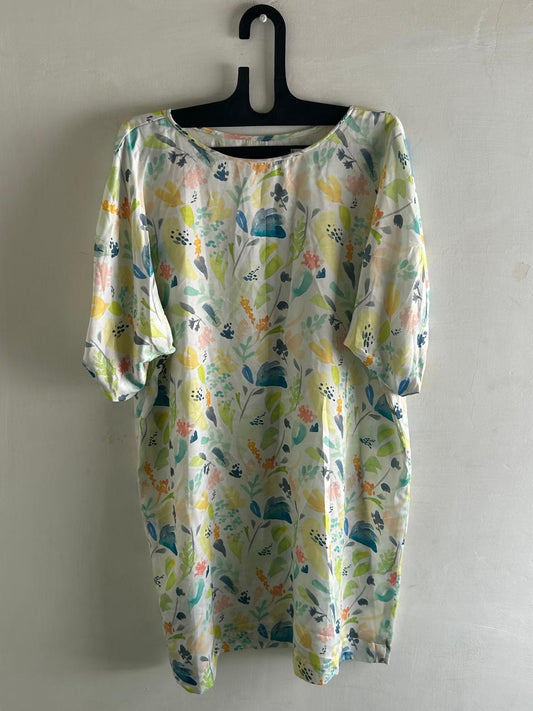 floral drop shoulder shift no :6