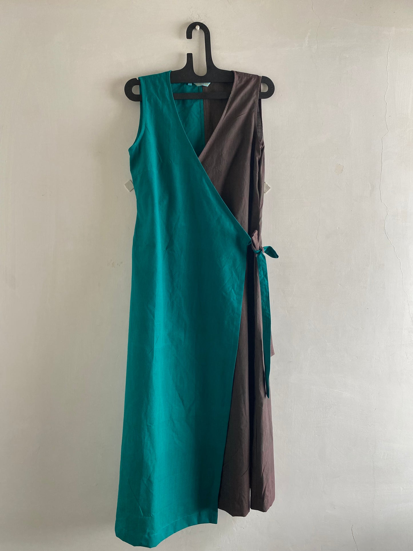 Long wrap dress