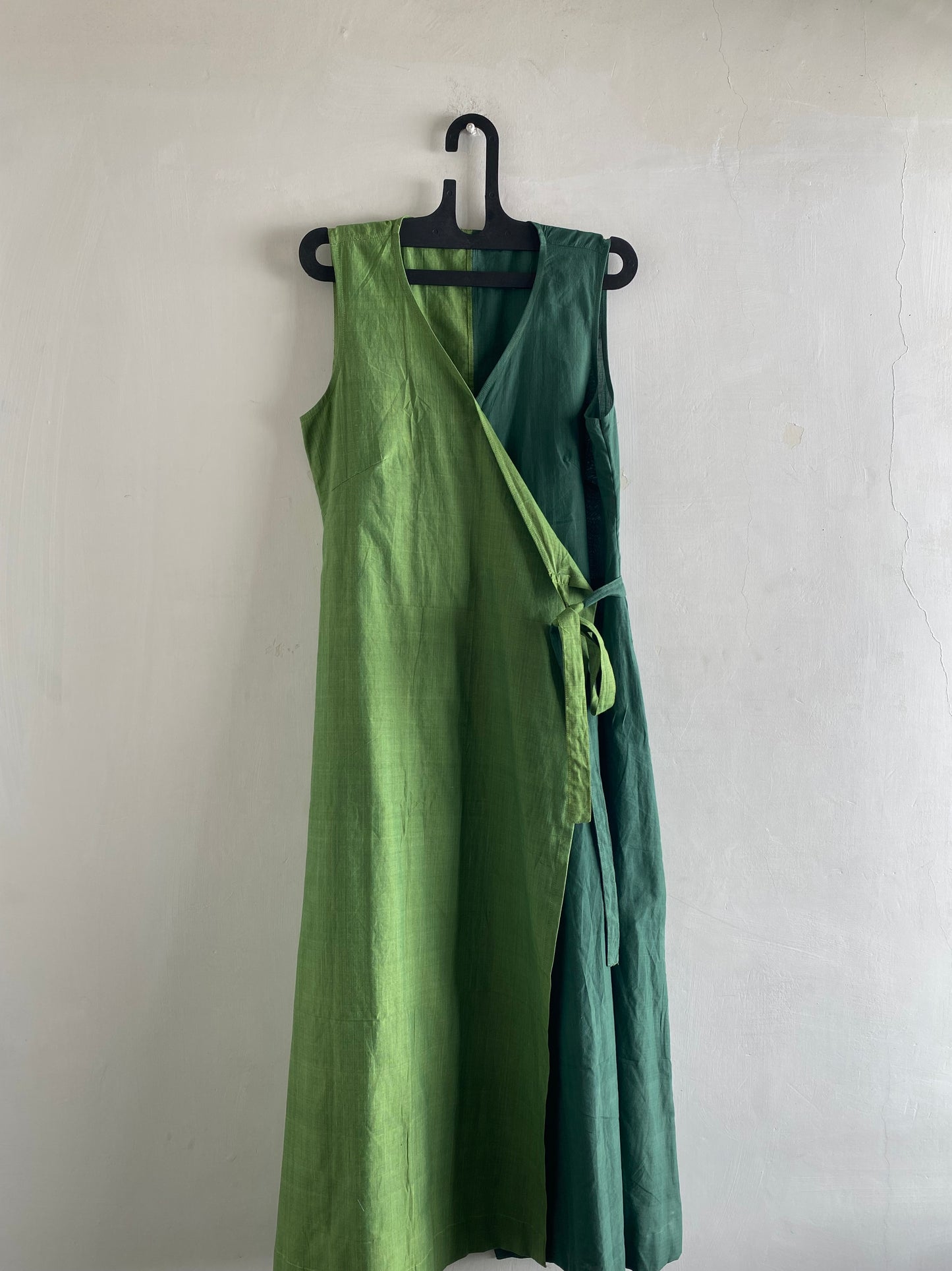 Long wrap dress