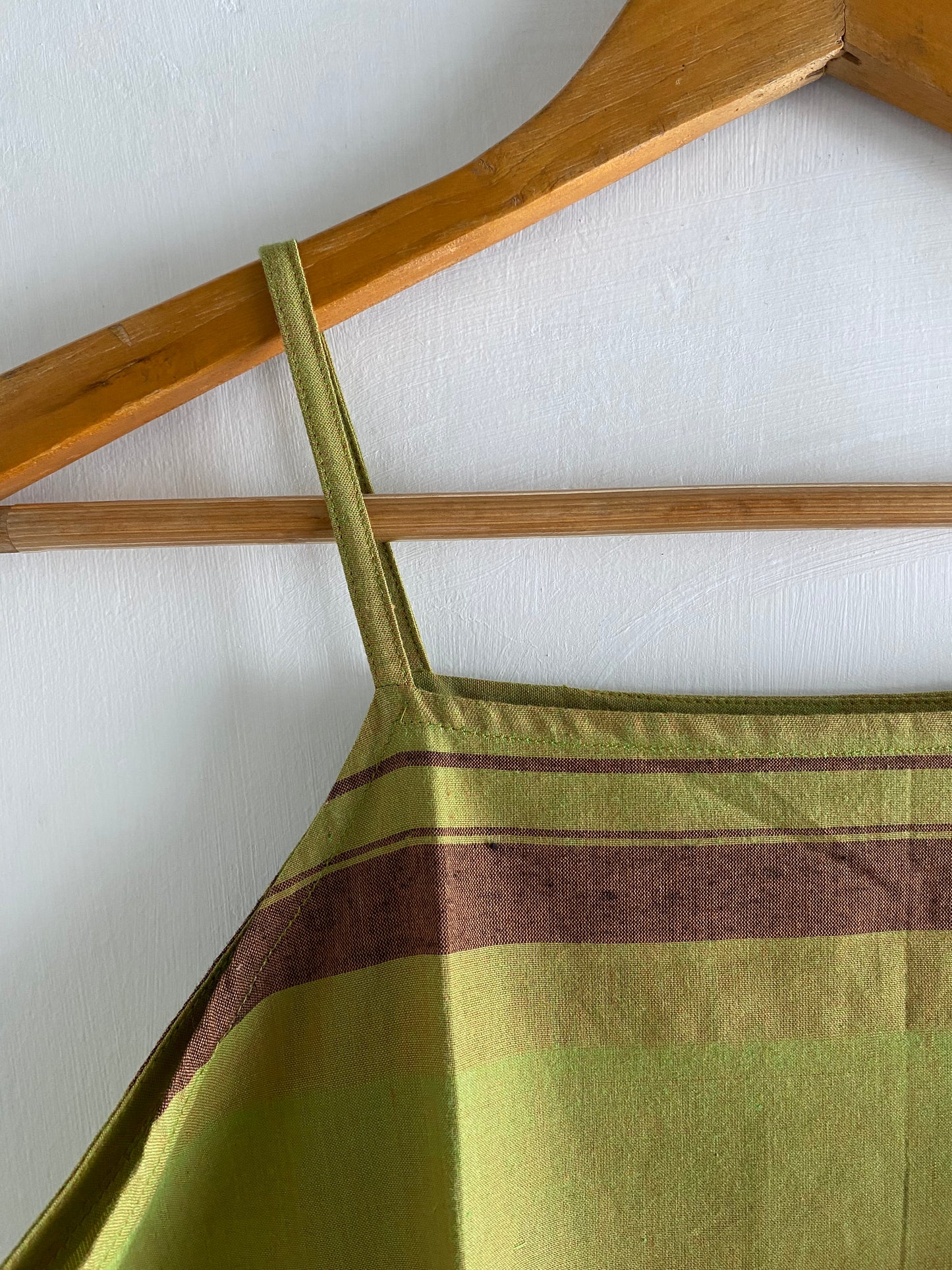 Handloom spaghetti shift dress